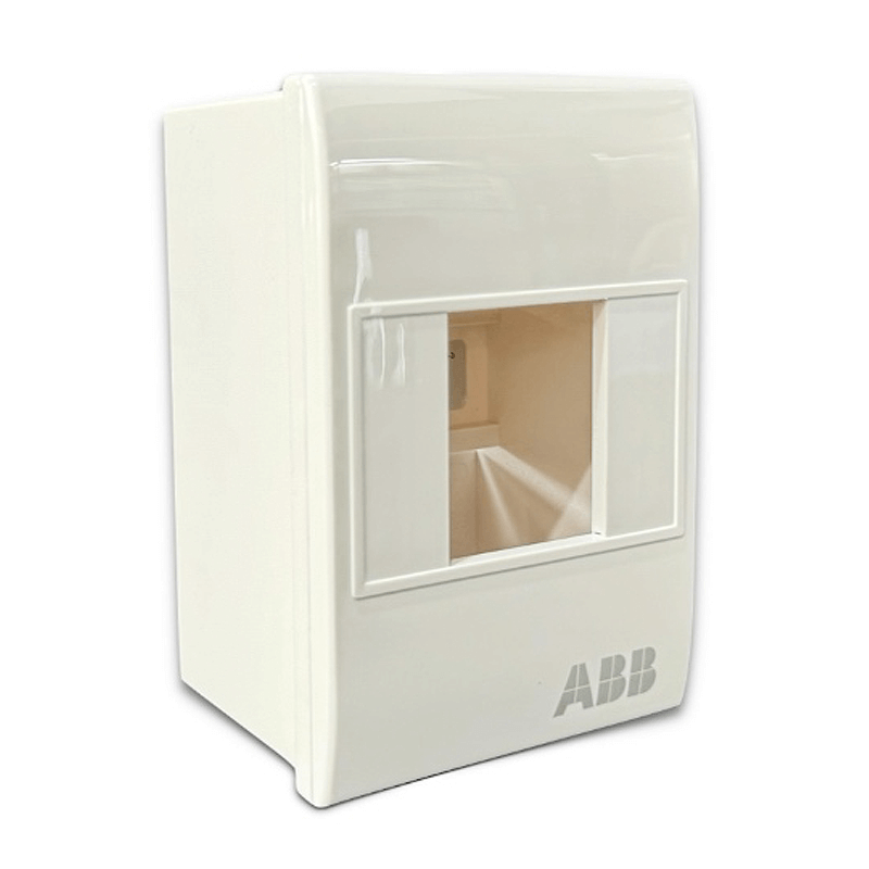 กล่องใส่เบรกเกอร์ 2 ช่อง ABB PSC102 Consumer Unit IEC IP40 Plastic Box & Cover_0